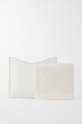 Refillable Compact And Leather Case - White