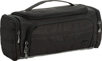 Lug Trolley Cosmetic Case Brushed Black