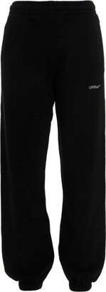 Logo Printed Straight Leg Trousers-AA