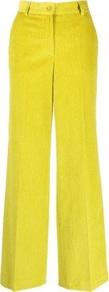 High-Waisted Corduroy Trousers