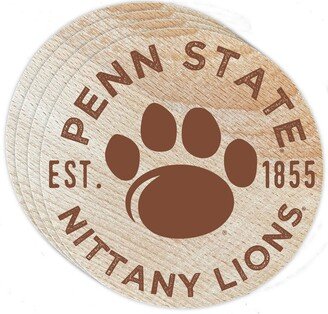 R & Imports Penn State Nittany Lions Wood Coaster Engraved 4-Pack