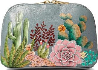 Large Cosmetic Pouch 1164 (Desert Garden) Handbags