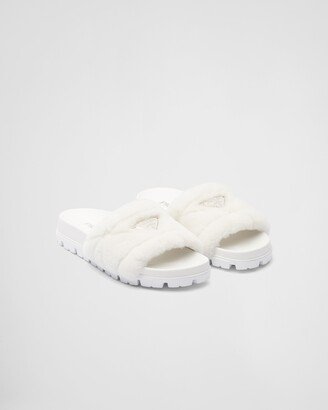 Shearling Slides-AB