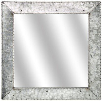 American Art Decor Galvanized Wall Vanity Mirror