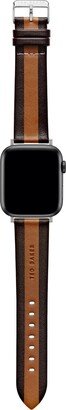 Men's Ted Logo Multicolor Leather Strap