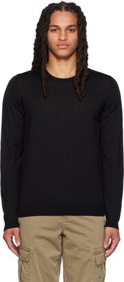 Black Slim-Fit Sweater