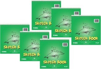 Roaring Spring Paper Products Kid's Sketch Book, 9 x 9, 40 Sheets, Pack of 6