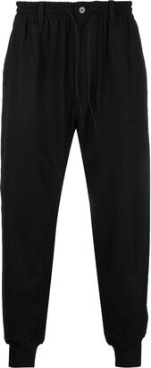 Cuffed Tapered Drawstring Trousers