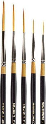 5ct Original Gold Script Liner Brush Set