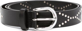 MARANT Studded Leather Belt