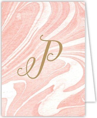 RosanneBECK Collections 10ct Marble Note Cards - Monogram P