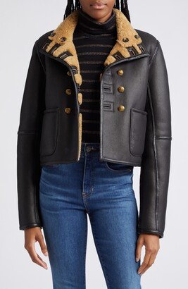 Headley Reversible Genuine Shearling & Leather Coat