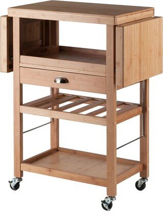 Barton Kitchen Cart Bamboo Natural