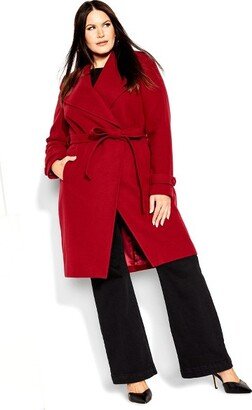 Women's Plus Size So Sleek Coat - true - 18W