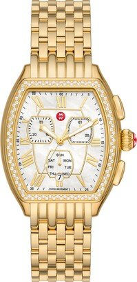 Releve Diamond Chronograph Watch, 35 x 45mm