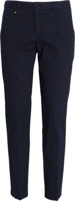 Slim-Cut Organic Cotton Trousers