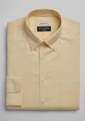 Big & Tall Men's Traveler Collection Traditional Fit Dress Shirt