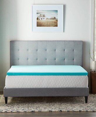 Dream Collection by Lucid 2 Gel Foam Mattress Topper, Full