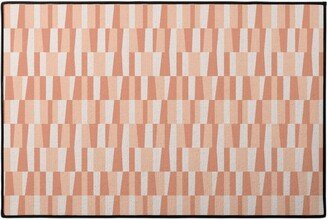 Door Mats: Collage Tiles - Orange Door Mat, Orange