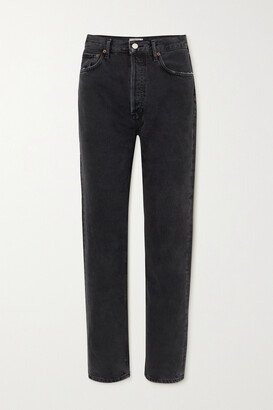 Net Sustain '90s High-rise Straight-leg Organic Jeans - Black