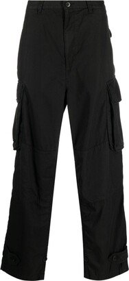 Wide-Leg Cargo Trousers-AM