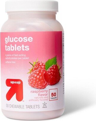 Glucose Tablets - Raspberry Flavor - 50ct - up & up™