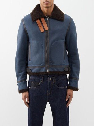 Shearling-lined Leather Jacket-AC