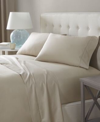 Damask Solid 550 Thread Count 100 Cotton Open Stock Sheets Created For Macys