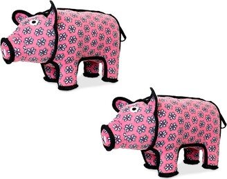 Tuffy Barnyard Pig, 2-Pack Dog Toys