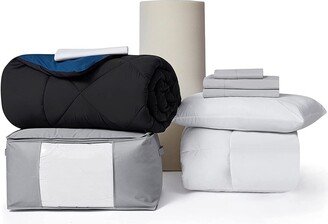 The Premium - Top 11 Dorm Bedding Necessities Package - Full Size