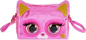Purse Pets, Metallic Mood Flashy Frenchie, Interactive Pet Toy and Crossbody Shoulder Bag