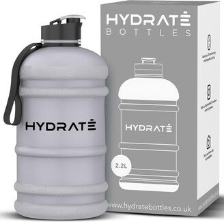 HYDRATE 74oz Jug Half Gallon Water Bottle, XL, Matte Grey