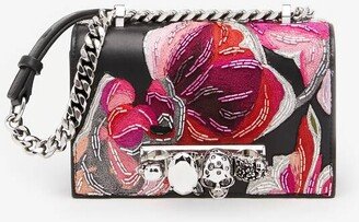 Women's Solarised Orchid Mini Jewelled Satchel In Multicolor