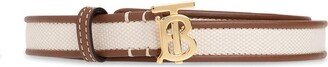 Logo Plaque Buckle Belt-BE