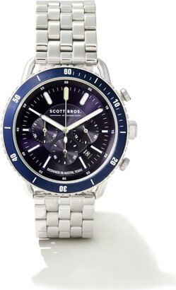 Beck Stainless Steel 44mm Chronograph Watch in Blue