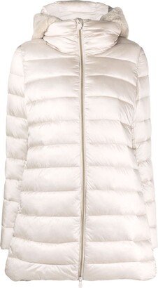 Matilda quilted faux-fur coat