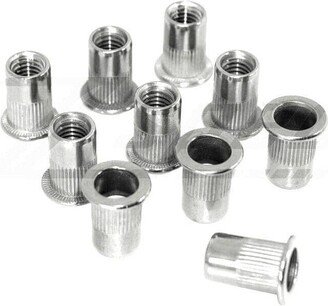 Zspec M8-1.25 Rivet Nuts, Sus304 Stainless Steel, 10-Pack