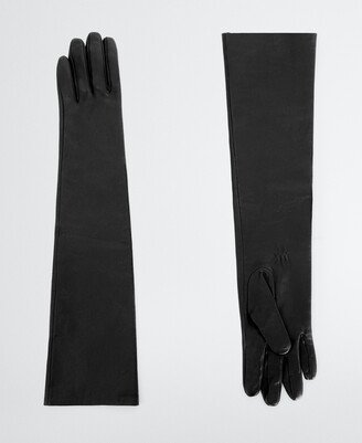 Women's Leather Long Gloves