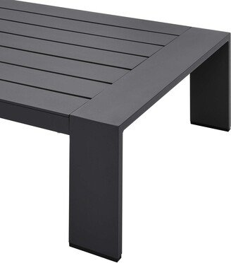 Tahoe Outdoor Patio Powder-Coated Aluminum Coffee Table-AA