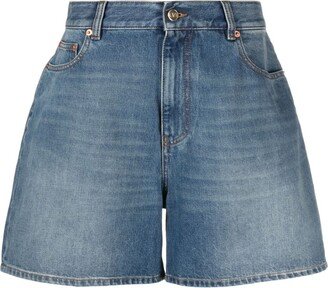 VGold denim shorts-AA