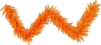 9' Orange Artificial Christmas Garland