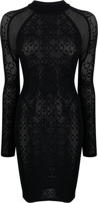 x Simkhai intricate-sheer dress