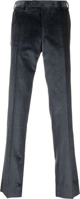 Straight-Leg Velvet Corduroy Trousers-AA