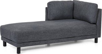 Hyland Contemporary Fabric Upholstered Chaise Lounge