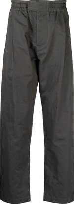 Wide-Leg Elasticated Trousers