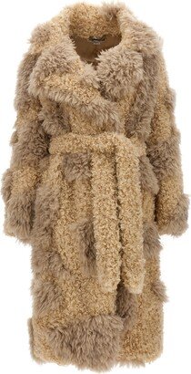 Long Bouclé Coat