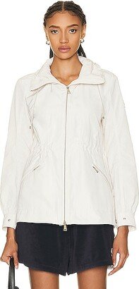 Enet Short Parka in Cream