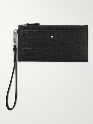 Meisterstück Croc-Effect Leather Pouch