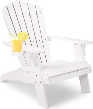 EPOWP Polystyrene Adirondack Chair - White