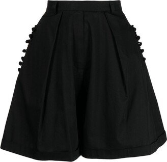 High-Rise Cotton Shorts